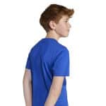 ADIDAS KIDS J BL TEE 160        ROYBLU/BLACK - Image 6