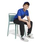ADIDAS KIDS J BL TEE 160        ROYBLU/BLACK - Image 7