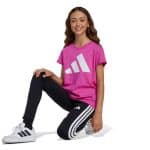 ADIDAS KIDS JG 3S LEG 230       BLACK/WHITE - Image 5