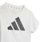 ADIDAS INFANTS I BL T-SET 160      WHITE/BLACK - Image 6