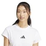 ADIDAS W FI SL BB TEE      WHITE - Image 3