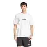 ADIDAS M LIN SJ T          WHITE/BLACK