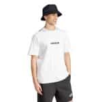 ADIDAS M LIN SJ T          WHITE/BLACK - Image 3