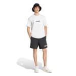 ADIDAS M LIN SJ T          WHITE/BLACK - Image 6