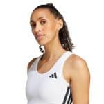 ADIDAS WE 3S CROP TANK     WHITE/BLACK - Image 3