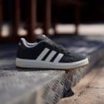 ADIDAS KIDS GRAND COURT 00s K   CBLACK/OWHITE/GUM10 - Image 10