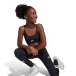 ADIDAS KIDS JG ESS BRA          BLACK/WHITE - Image 4