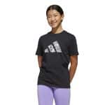 ADIDAS KIDS JG ANIMAL LOGO      BLACK