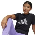 ADIDAS KIDS JG ANIMAL LOGO      BLACK - Image 3