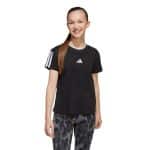 ADIDAS KIDS JG 3S TEE 160       BLACK/WHITE