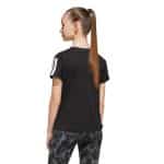 ADIDAS KIDS JG 3S TEE 160       BLACK/WHITE - Image 2