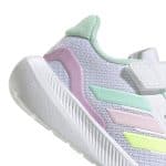 ADIDAS INFANTS RUNFALCON 5 EL I    FTWWHT/CLEMIN/CLPINK - Image 8