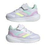 ADIDAS INFANTS RUNFALCON 5 EL I    FTWWHT/CLEMIN/CLPINK - Image 9