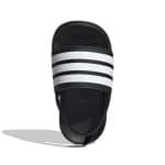 ADIDAS KIDS ADILETTE ESTRAP I   CBLACK/FTWWHT/CBLACK - Image 5