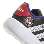 ADIDAS INFANTS GRAND COURT SPIDER- CBLACK/FTWWHT/SELUBL - Image 7
