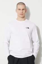 THE NORTH FACE M L/S SIMPLE DOME TEE TNF WHITE