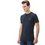 LACOSTE MENS CREW NECK COTTON T-SHIRT - Image 3