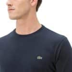 LACOSTE MENS CREW NECK COTTON T-SHIRT - Image 4