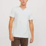 JACKJONES JJESPLIT NECK TEE SS NOOS