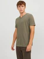 JACKJONES JJESPLIT NECK TEE SS NOOS