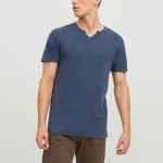 JACKJONES JJESPLIT NECK TEE SS NOOS