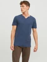 JACKJONES JJESPLIT NECK TEE SS NOOS