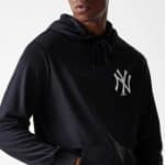 NEW ERA MLB ESSENTIALS HOODIE NEYYAN  BLK - Image 3