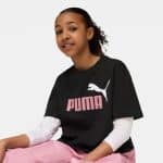 PUMA ESS 2 COLOR No. 1 Logo Short Length Tee G