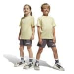 ADIDAS KIDS LK LIN T-SET        POWYEL/WHITE