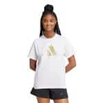 ADIDAS W T MET TEE         WHITE