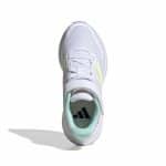 ADIDAS KIDS RUNFALCON 5 EL C    FTWWHT/CLEMIN/CLPINK - Image 5