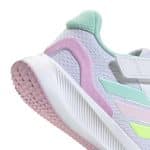 ADIDAS KIDS RUNFALCON 5 EL C    FTWWHT/CLEMIN/CLPINK - Image 7