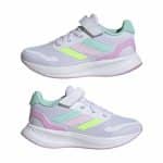ADIDAS KIDS RUNFALCON 5 EL C    FTWWHT/CLEMIN/CLPINK - Image 8