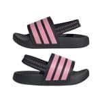 ADIDAS KIDS ADILETTE ESTRAP I   CBLACK/BLIPNK/CBLACK - Image 9