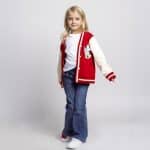 CERDA COTTON BRUSHED BASEBALL MINNIE JACKET - Image 3
