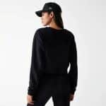 NEW ERA WMNS MLB MIDI LE CROP CREW NEYYAN  BLK - Image 2