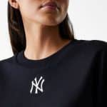NEW ERA WMNS MLB MIDI LE CROP CREW NEYYAN  BLK - Image 3