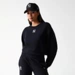 NEW ERA WMNS MLB MIDI LE CROP CREW NEYYAN  BLK - Image 7
