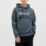 JACKJONES JJELOGO SWEAT HOOD 2 COL 25/26 NOOS