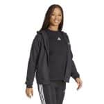 ADIDAS W  LIN FT FZ HD BLACK/WHITE - Image 3