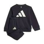 ADIDAS INFANTS I BL FL JOG 240 BLACK/WHITE