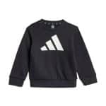 ADIDAS INFANTS I BL FL JOG 240 BLACK/WHITE - Image 2