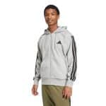 ADIDAS M 3S FL FZ HD       MGREYH/BLACK