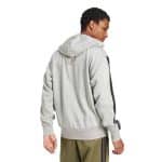 ADIDAS M 3S FL FZ HD       MGREYH/BLACK - Image 2