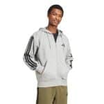 ADIDAS M 3S FL FZ HD       MGREYH/BLACK - Image 5