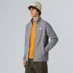 THE NORTH FACE M GLACIER FLC JKT TNF Mid Grey He, Small - Image 3