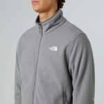 THE NORTH FACE M GLACIER FLC JKT TNF Mid Grey He, Small - Image 4