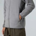 THE NORTH FACE M GLACIER FLC JKT TNF Mid Grey He, Small - Image 5