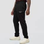Jogger Pants with Elastic Waistband and Zippered Pockets Brushed Fleece