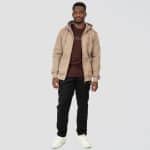 Jogger Pants with Elastic Waistband and Zippered Pockets Brushed Fleece - Image 6